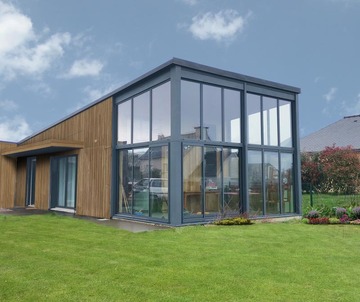 une véranda bois qui monte