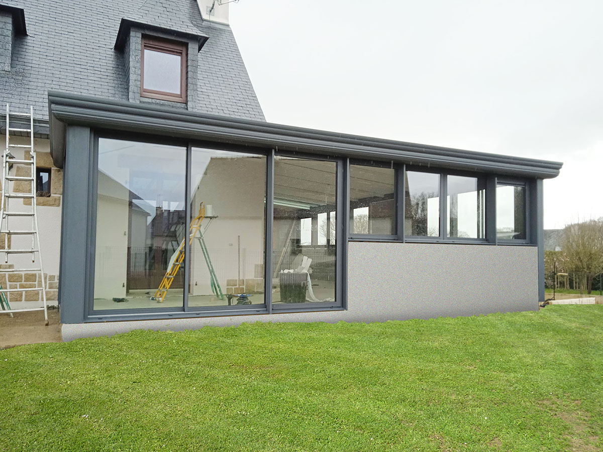 véranda aluminium près de Saint-Malo