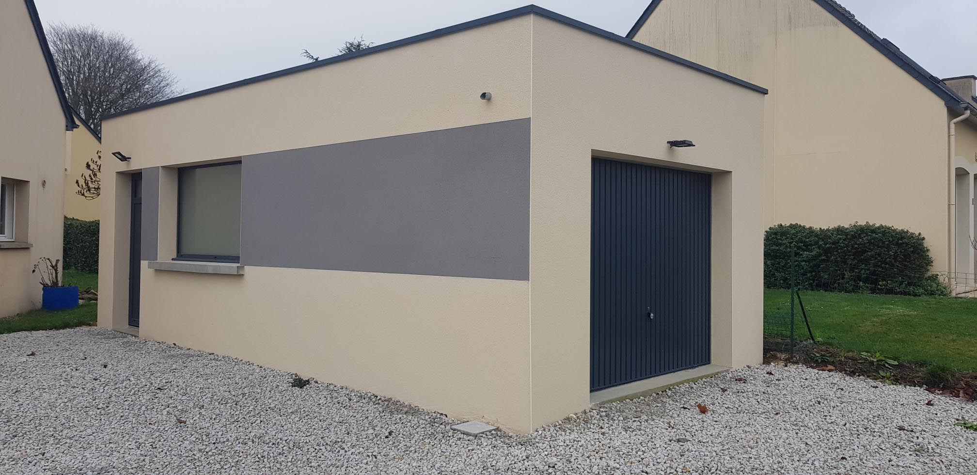 construction d'un garage